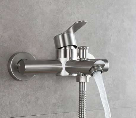 Faucet Mandi Stainless Steel Gambar Modern Tidak Mudah Berkarat Tahan Lama