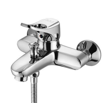 Faucet Bak Mandi Stainless Steel Pelat Permukaan Bebas Timbal Indah Cerah