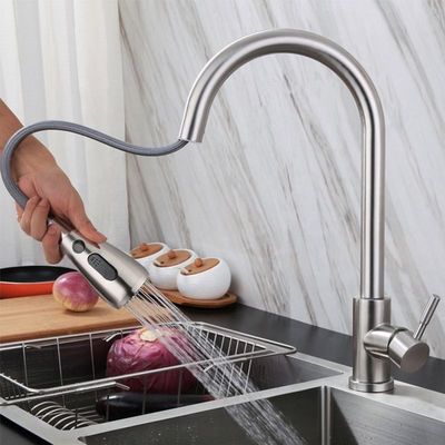 Faucet Wastafel Dapur Stainless Steel 304 Aman Bebas Timbal Sehat Higienis