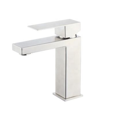 Sanitasi Lingkungan Brushed Mixer Baskom Panas Dan Dingin Tahan Kotor