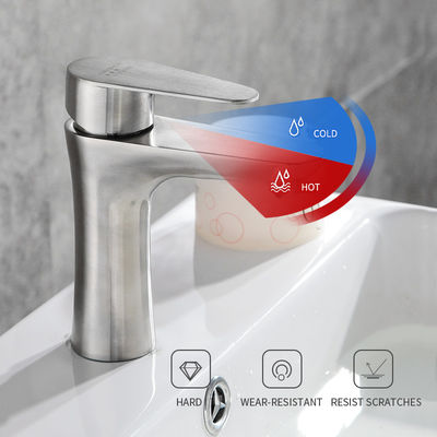 Faucet Ruang Tamu 304 Stainless Faucet Panas Dan Dingin Pinggang Kecil Rumah Tangga