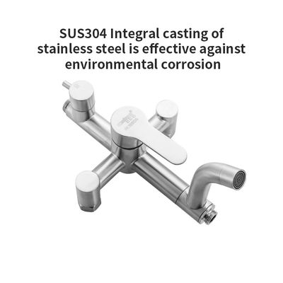 304 Stainless Steel Faucet Mandi Ketahanan Korosi Ketahanan Aus