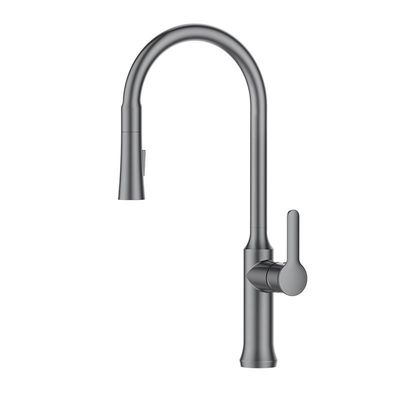 Electroplating Single Lever Basin Mixer 1 Lubang Deck Mounted Faucet Wastafel Stainless