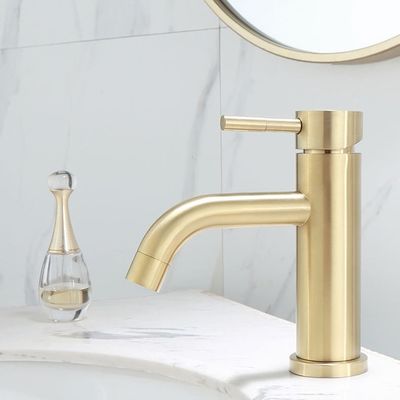 Faucet Baskom Stainless Steel Poles Kamar Mandi Perlindungan Lingkungan