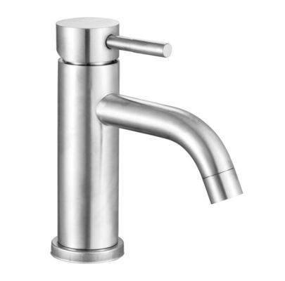 Faucet Wastafel Stainless Steel Anti Karat Kontemporer Bebas Timah