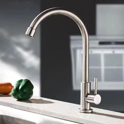 Dek Faucet Baskom Tunggal Polishing Tradisional Dipasang