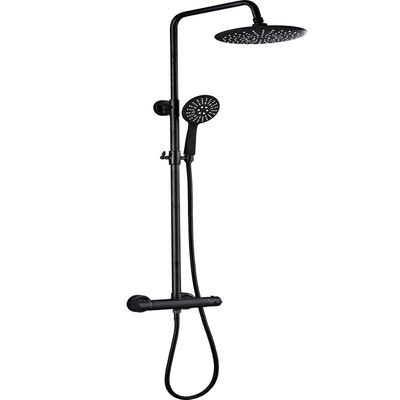 Faucet Shower Kamar Mandi Stainless Steel Hitam Brushed Keran Mandi Dan Shower Halus