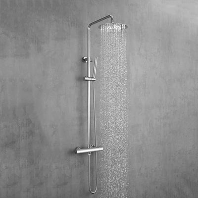 OEM 3 Fungsi Faucet Mandi Stainless Disikat Untuk Kamar Mandi