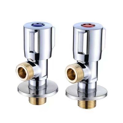 Silvery White Lustre Stainless Steel Kamar Mandi Angle Valve Pengawet Permukaan Dipoles