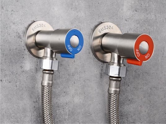 Sudut Kamar Mandi Stainless Steel Menghentikan Ketahanan Aus Anti Oksidasi