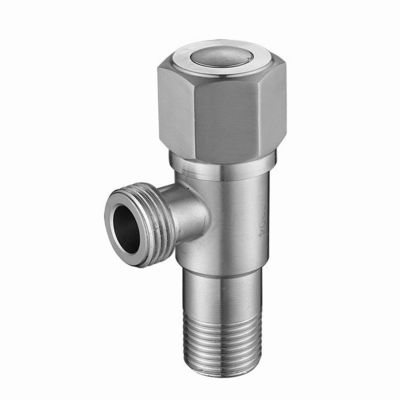 Surface Brushed Anti Oxidation Bathroom Angle Valve Mudah Dipasang