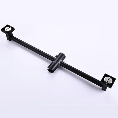 Aksesoris Kamar Mandi Stainless Steel Hitam Disikat Kamar Mandi Shower Slide Bar Tahan Kotor